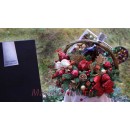 Подарочная корзина с коньяком Ричард Хеннесси и Ферреро коллекция VIP